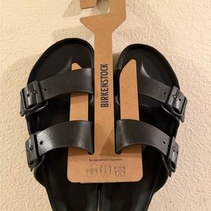 Birkenstock Men's Black Double-Strap Sandals